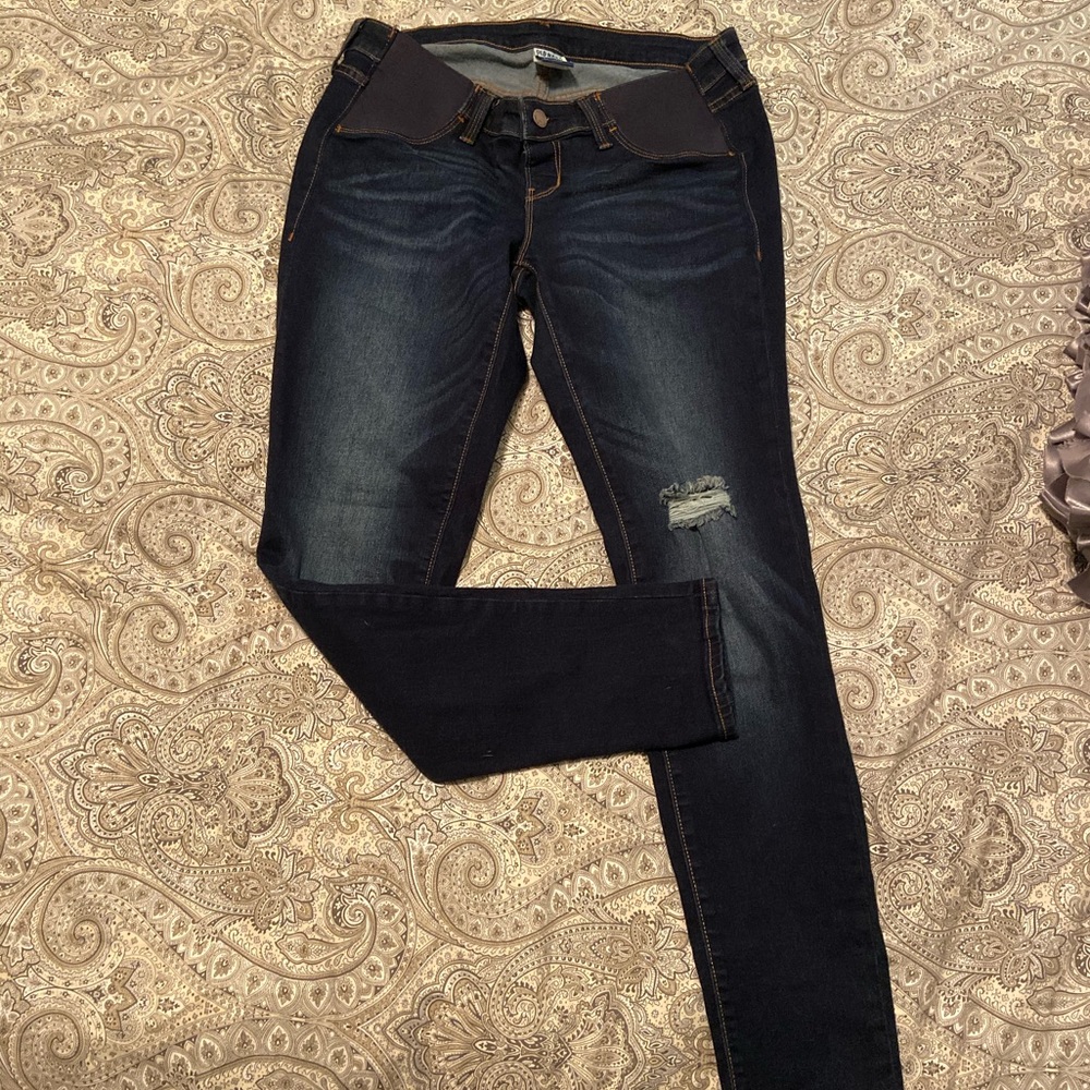 Old Navy Rockstar maternity jeans